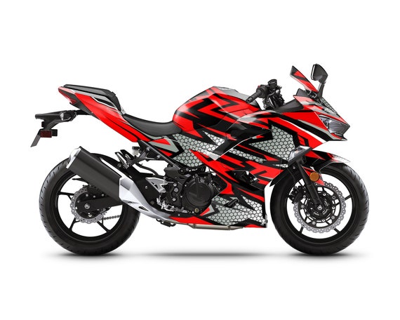 HEXAGON Design グラフィックキット Ninja 400 2018-2023 デカール