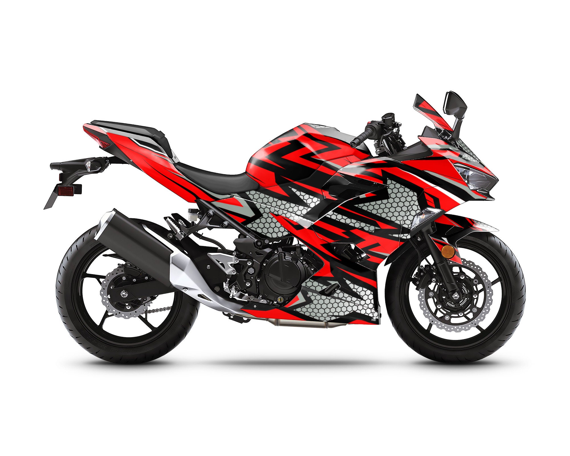 HEXAGON Design グラフィックキット Ninja 400 2018-2023 デカール