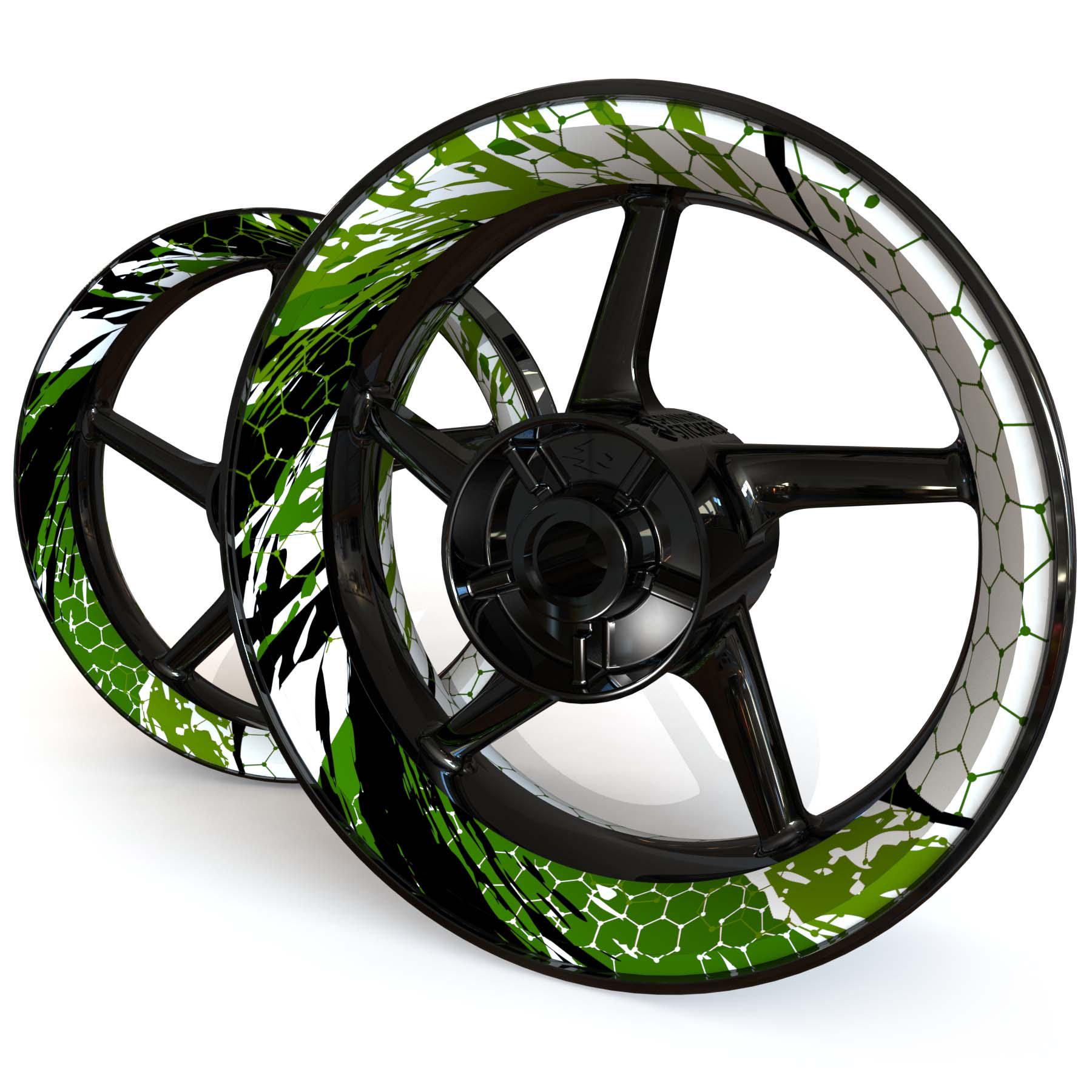 Wheel Stickers RIOT Rim Stickers Decals Tape Stripes Graphics Liserets ...
