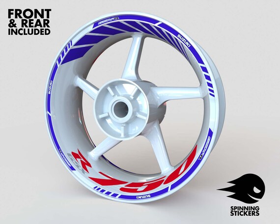 Kit liserets jantes sticker 1000 Fazer rims stripes peganitas decal adesivi