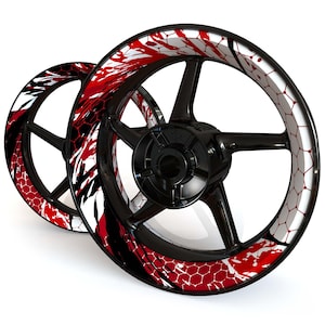Wheel Stickers RIOT Rim Stickers Decals Tape Stripes Graphics liserets Felgenaufkleber Autocollants de jante velg stickers