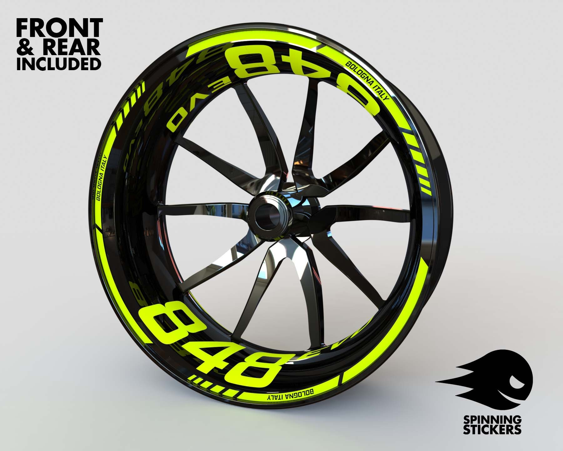 g海外 ドゥカティ ディアベル ホイール x8 ステッカー 送込