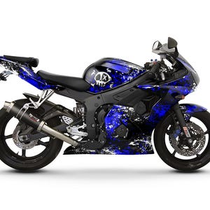 Graphic kit for Yamaha R6S YZF-R6S 2003-2009 &quot;Spirit&quot; Motorcycle Decals Graphics liserets aufkleber Autocollants Stickers
