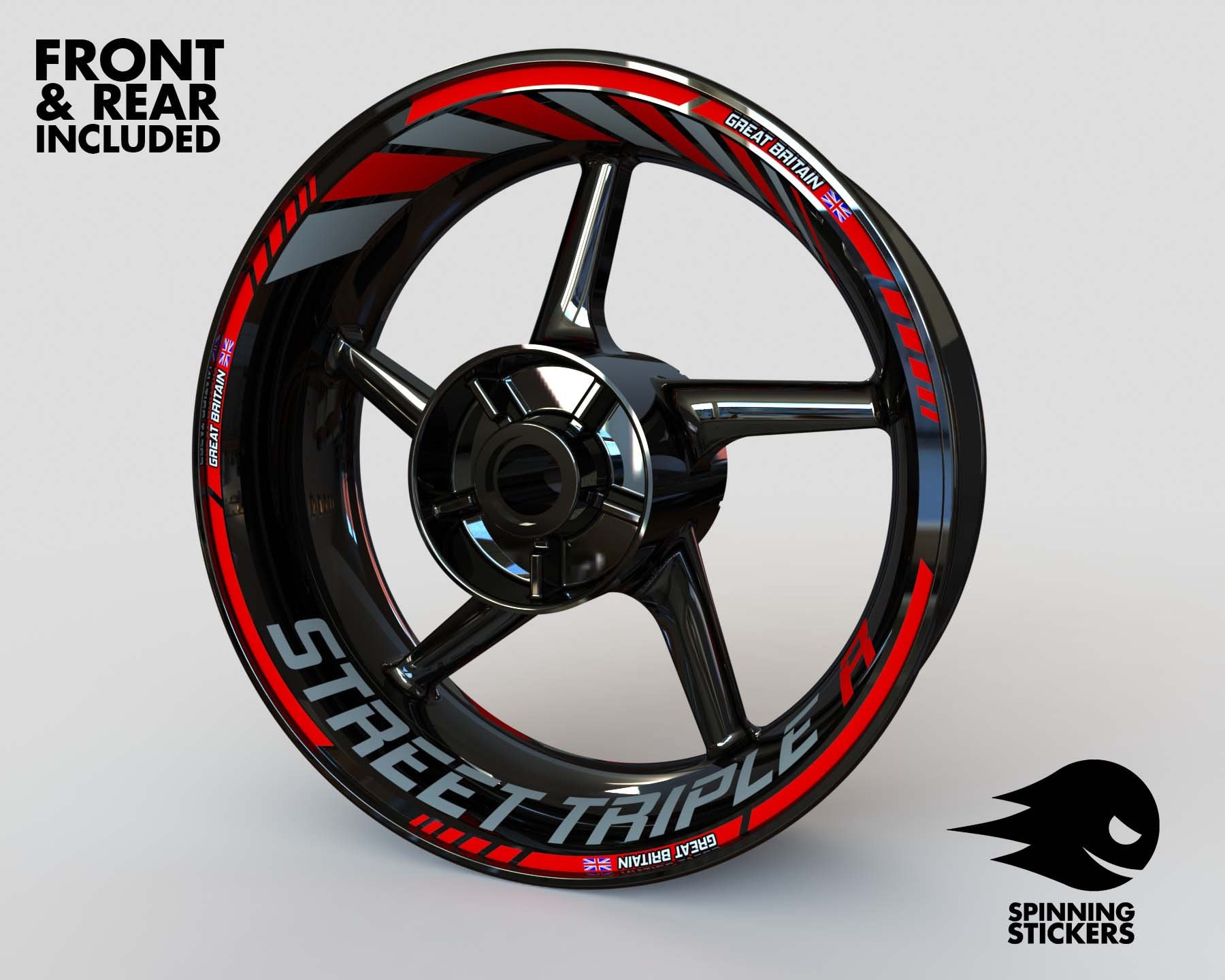 Kit Adesivi Triumph street triple R stickers decals speed PVC moto corsa motogp