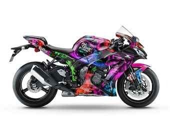 PURGE Graphic Kit for ZX10-R 2011-2020 Motorcycle Decals Graphics