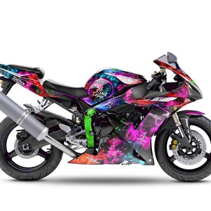 Graphic kit &quot;Purge&quot; for Yamaha R1 YZF-R1 2002-2003 Motorcycle Decals Graphics