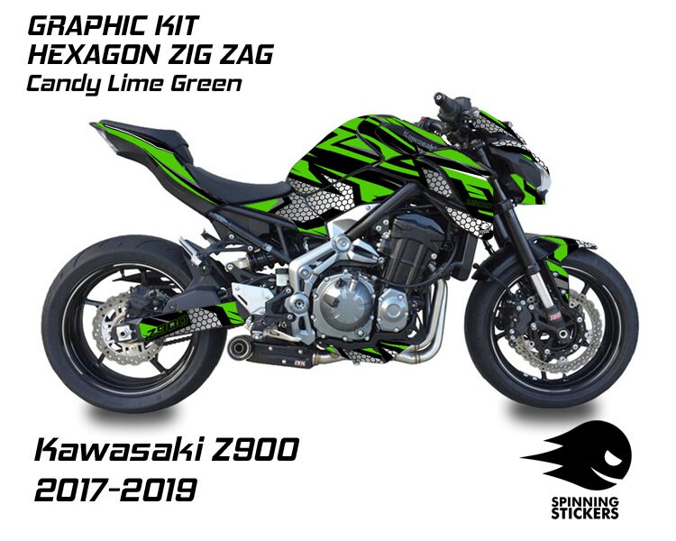 Graphic Kit for Kawasaki Z900 Motorcycle Decals Graphics Etsy UK
