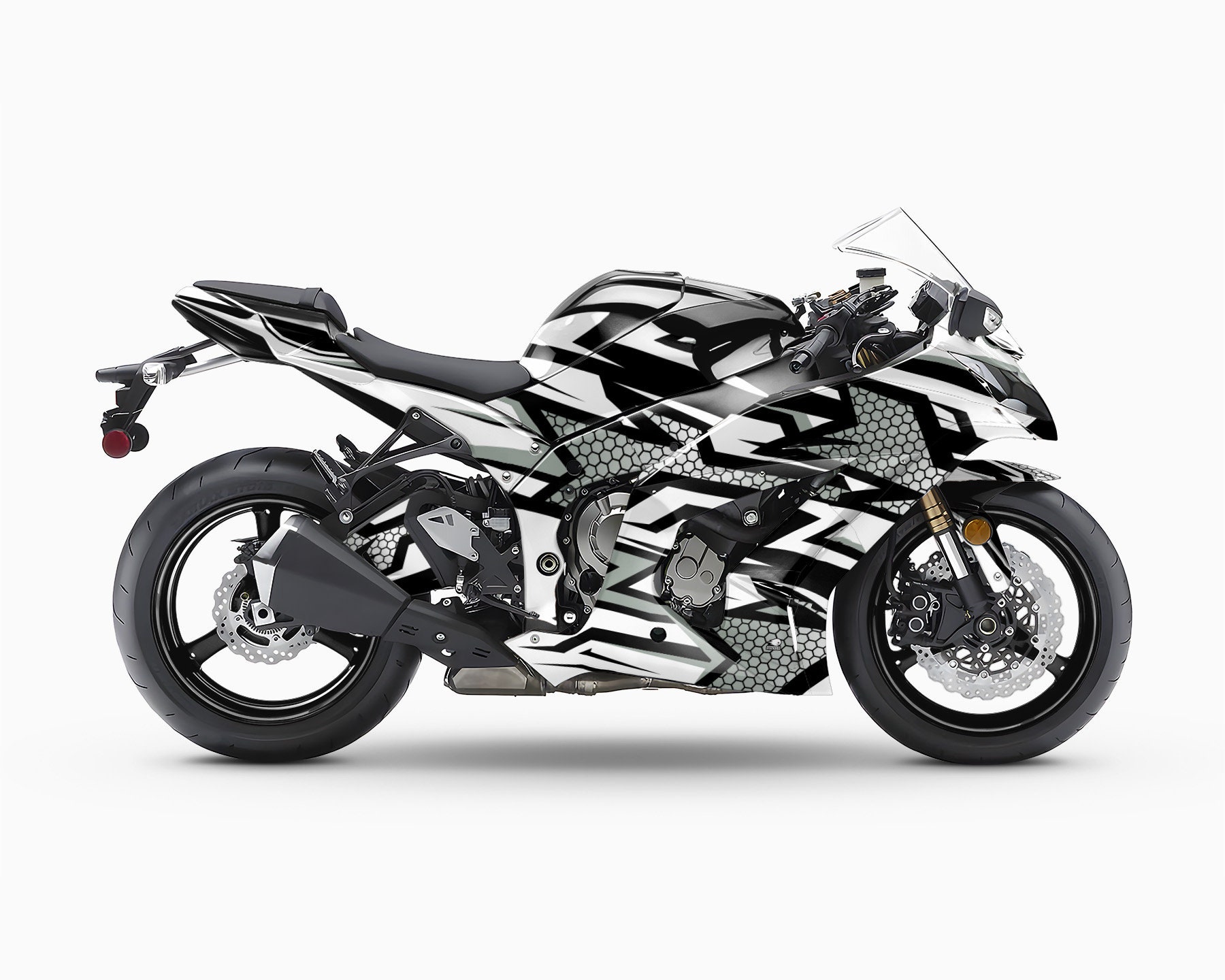 Takaページ Kawasaki ZX7R 96-03 Undertail White