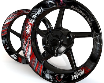 Wheel Stickers VENOM Rim Stickers Decals Tape Stripes Graphics