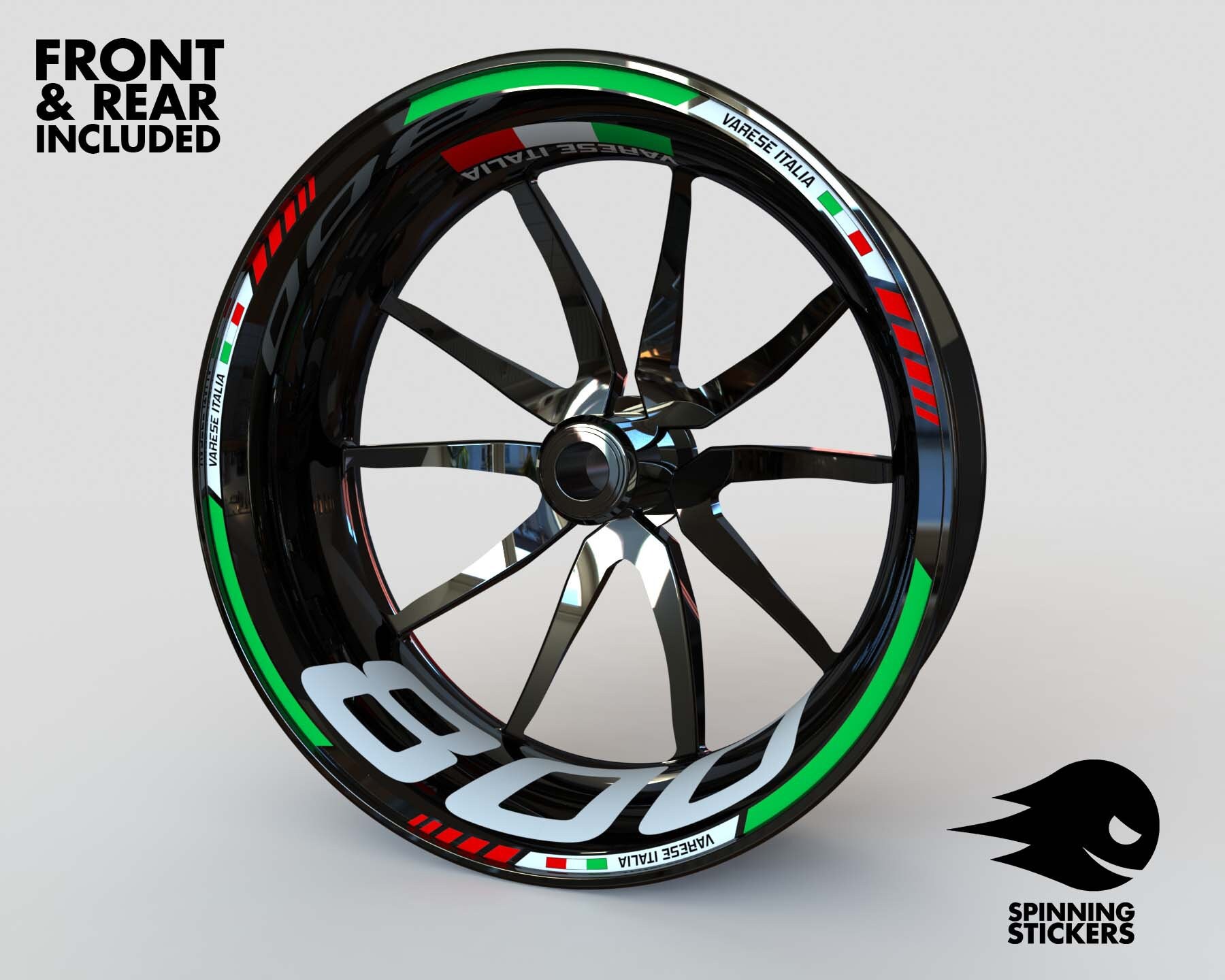 MV AGUSTA F3 800 用ホイールステッカー リムステッカー デカール