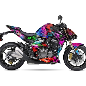 PURGE Graphic kit for Z1000 2007-2020 Motorcycle Decals Graphics liserets aufkleber Autocollants Stickers