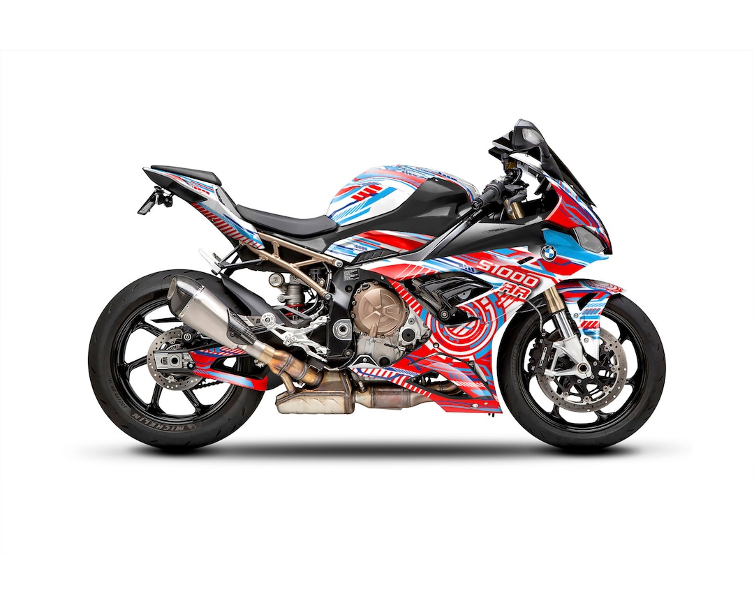 BMW S1000RR 2019-2022「ALX」用グラフィックキット オートバイ