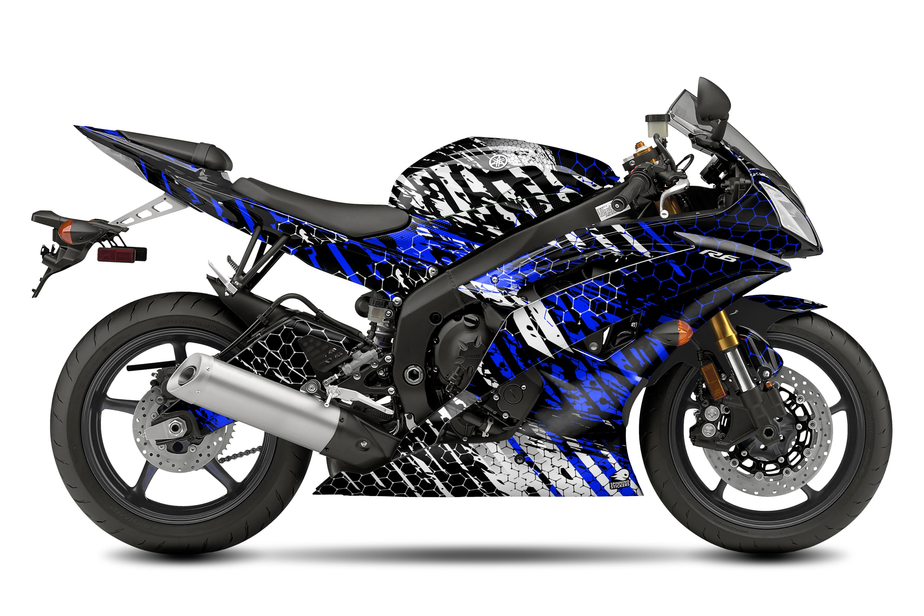 Vector Wraps R6 Graphic Kit for Yamaha R6 YZF-R6 2008-2016