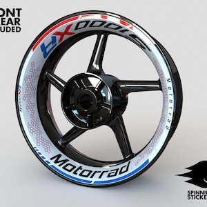 Wheel Stickers for BMW S1000XR Rim Stickers Decals Tape Stripes Graphics liserets Felgenaufkleber Autocollants de jante velg stickers
