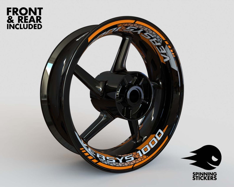 4 Stickers Jantes pour VERSYS 1000 rims stripes peganitas cintas liseret adesivi 4 Stickers Jantes pour VERSYS 1000 rims stripes peganitas cintas liseret adesivi