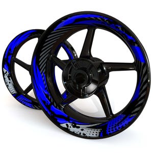 Wheel Stickers WRATH Rim Stickers Decals Tape Stripes Graphics liserets Felgenaufkleber Autocollants de jante velg stickers