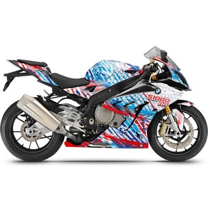 Graphic kit for BMW S1000RR &quot;Riot&quot; 2015-2018 Motorcycle Decals Graphics liserets aufkleber Autocollants Stickers