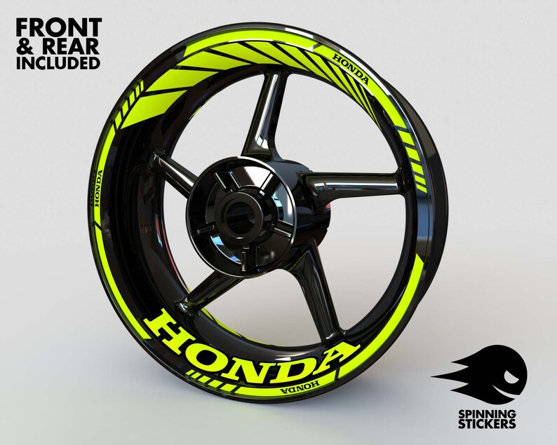 Wheel Stickers for HONDA Rim Tape Motorcycle Decals Graphics Etsy