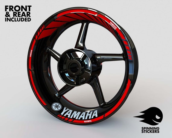 Kit liserets jantes sticker 1000 Fazer rims stripes peganitas decal adesivi