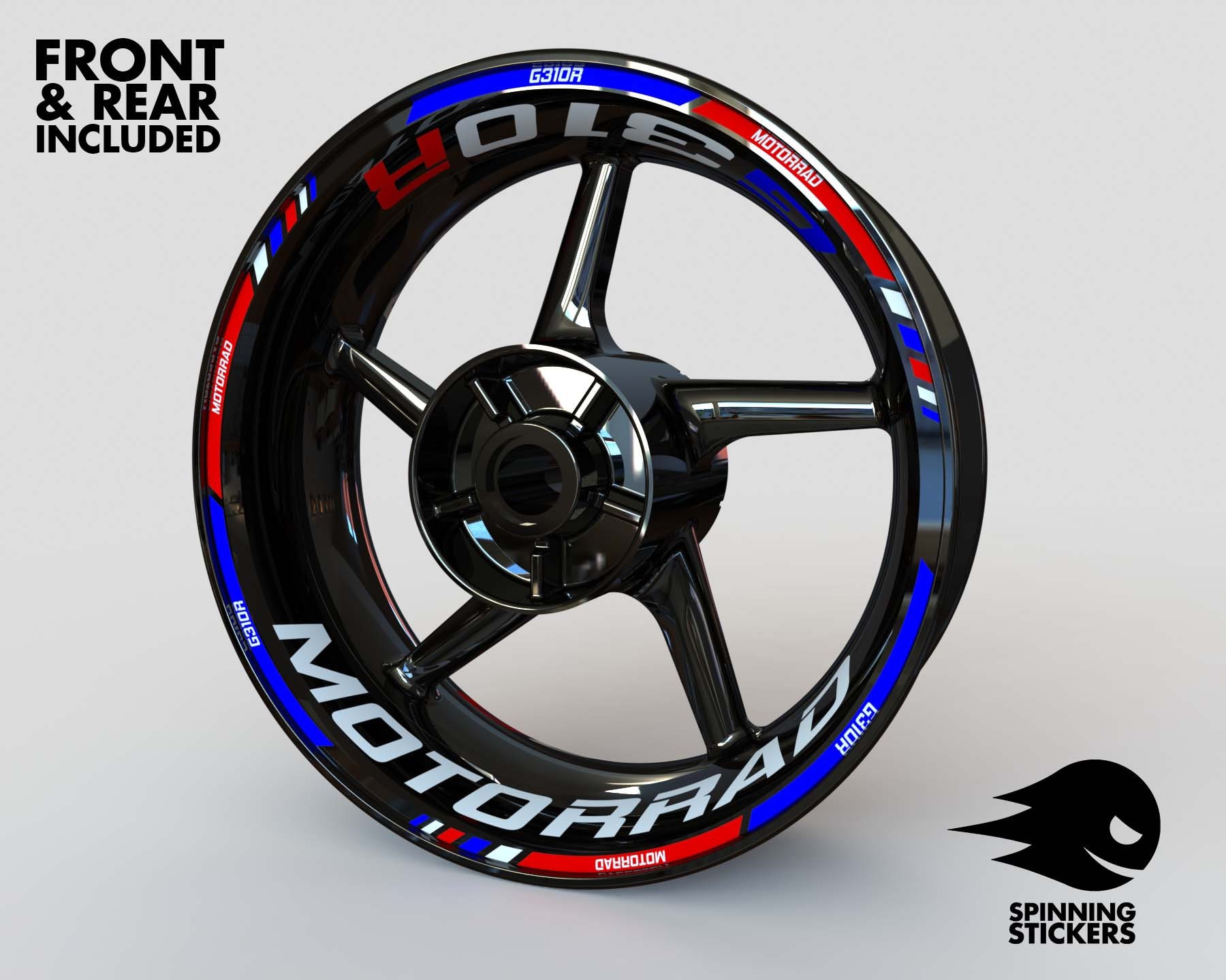 新入荷 Wheel Decals Motorcycle Tape Rim G310R BMW for Stickers ホイール・リムアクセサリ