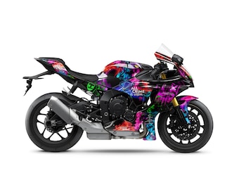 カスタムヤマハYZF R1レースグラフィックキット2015-2019グラフィック