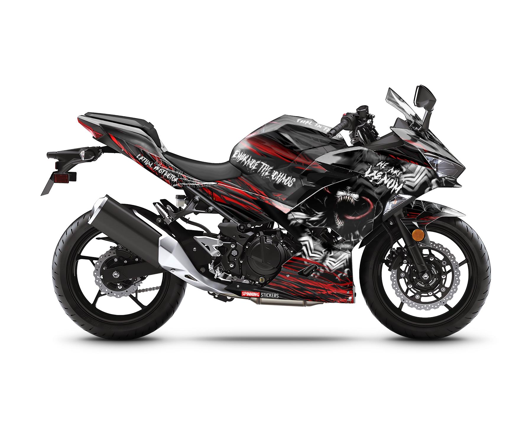 Ninja 400 2018-2023用 Venom グラフィックキット バイク用デカール