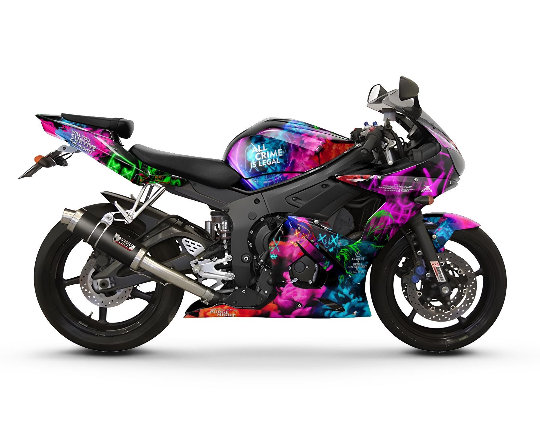 Graphic Kit for Yamaha R6 YZF-R6 2003-2021 