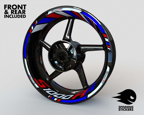 Wheel Stickers For BMW S1000RR Rim Tape Motorcycle Decals Graphics 17 - Foto 6