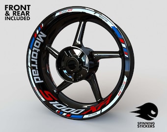Wheel Stickers for BMW S1000XR Rim Tape Motorcycle Decals Graphics 17&quot; liserets Felgenaufkleber Autocollants de jante Rim Stickers