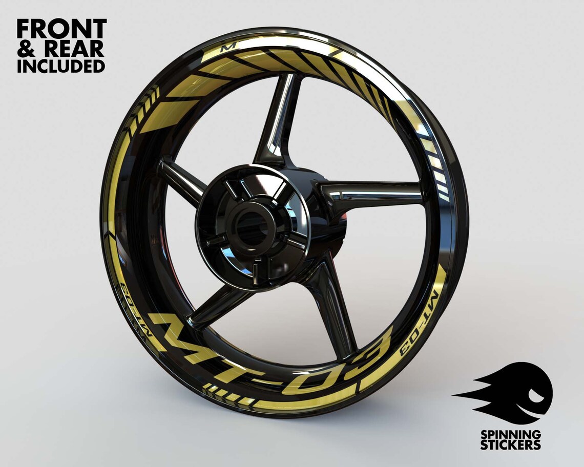 Wheel Stickers for Yamaha MT03 MT03 Rim Stickers Decals Tape Etsy