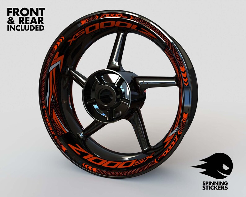 Wheel Stickers for Kawasaki Z1000SX Rim Tape Motorcycle Decals Etsy