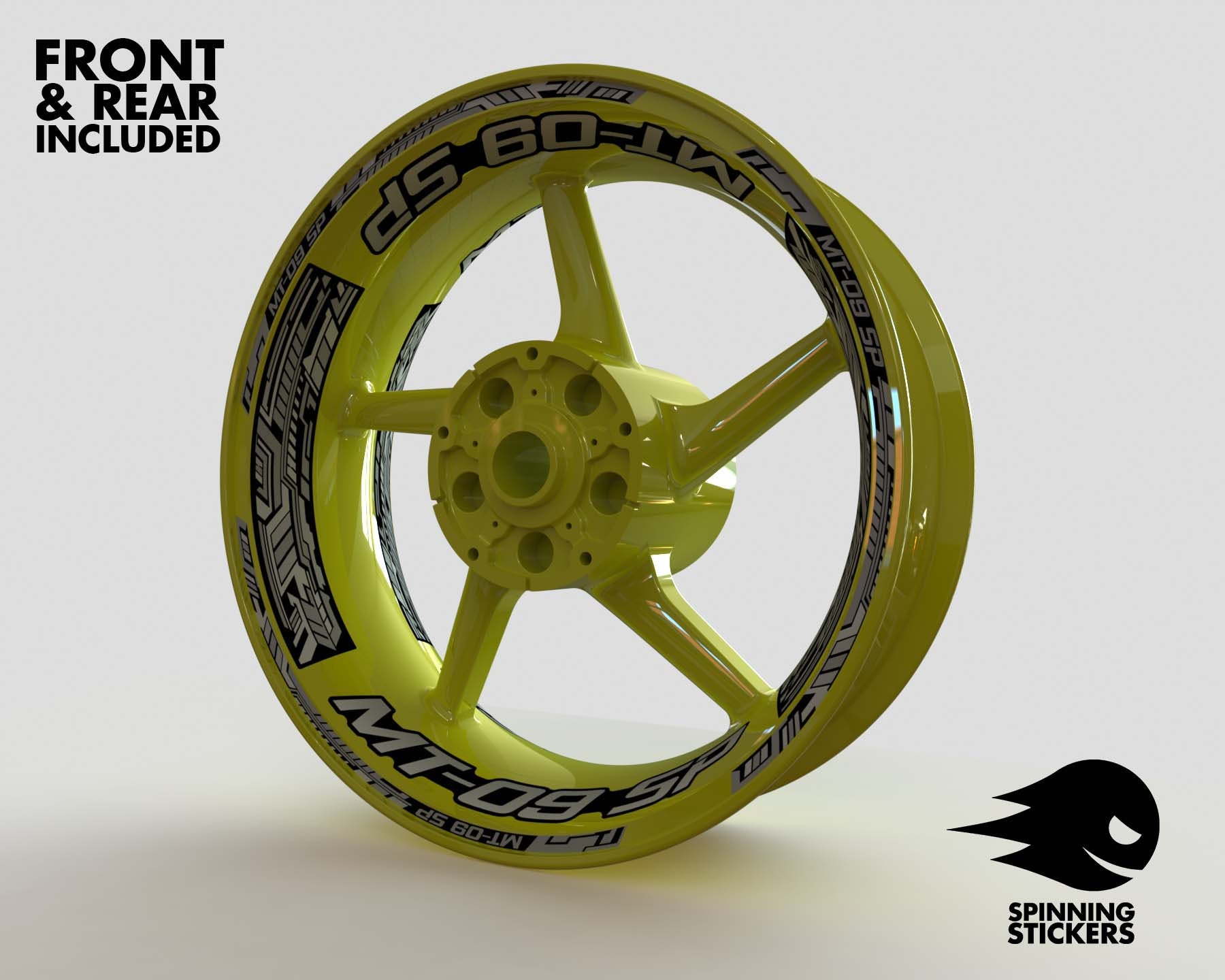 thumbnail image 2 of Labelbike ADHESIVE STRIPS For Yamaha MT-09 17 Inch RIMS - Motorcycle Stickers - Made In Italy 2 of 5