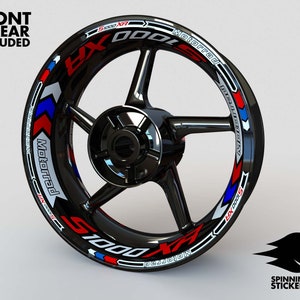 Wheel Stickers for BMW S1000XR Rim Stickers Decals Tape Stripes Graphics liserets Felgenaufkleber Autocollants de jante velg stickers
