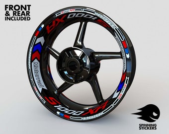 Wheel Stickers for BMW S1000XR Rim Stickers Decals Tape Stripes Graphics liserets Felgenaufkleber Autocollants de jante velg stickers