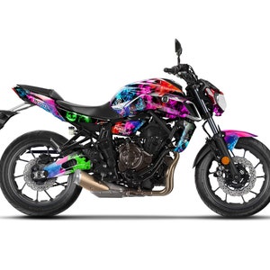 Graphic kit for Yamaha MT-07 MT07 2014-2023 &quot;Purge&quot; Motorcycle Decals