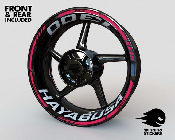 Wheel Stickers for Suzuki HAYABUSA 1300 Rim Tape Motorcycle Decals