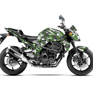 Graphic kit for Z750 2007-2012 &quot;CAMO&quot; Motorcycle Decals Graphics liserets aufkleber Autocollants Stickers