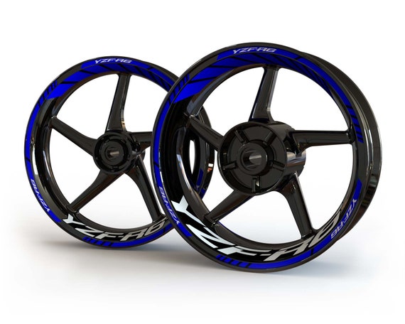 Wheel Stickers for Yamaha R6 YZF-R6 Rim Tape Stripes Decals