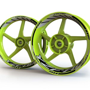 thumbnail image 2 of Speed Army Yamaha R6 Wheel Rim Stripes Tape Decals Sticker Kit - Glossy Multicoloured 2 of 6