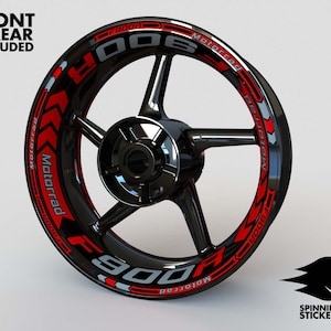 Wheel Stickers for BMW F900R Rim Tape Motorcycle Decals Graphics 17&quot; liserets Felgenaufkleber Autocollants de jante Rim Stickers