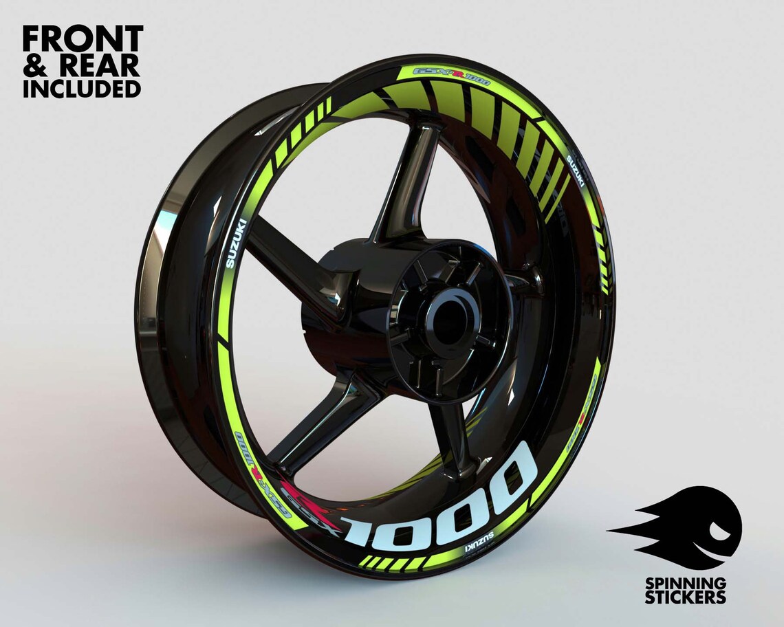 Wheel Stickers for Suzuki GSXR 1000 GSXR Rim Stickers Decals Etsy