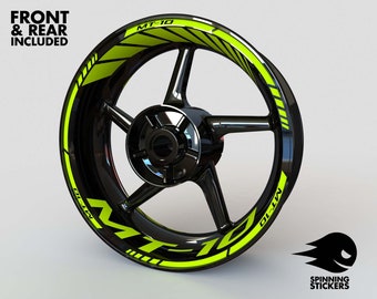 Wheel Stickers for Yamaha MT-10 MT10 Rim Stickers Decals Tape