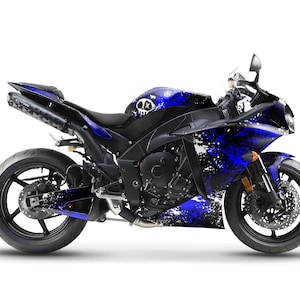 Graphic kit for Yamaha R1 YZF-R1 2009-2014 &quot;SPIRIT&quot; Motorcycle Decals Graphics liserets aufkleber Autocollants Stickers