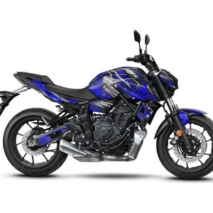Graphic kit for Yamaha MT-07 MT07 2021-2023 &quot;Wrath&quot; Motorcycle Decals Graphics liserets aufkleber Autocollants Stickers