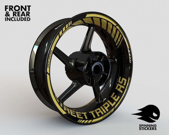 Adesivi Per Cerchi Di Moto Triumph Speed Triple 1050R - Star Sam - Foto 11