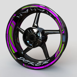ヤマハ R1 YZF-R1 用ホイールステッカー リムテープ オートバイ