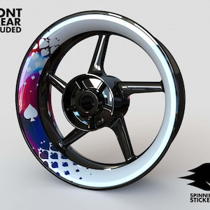 Wheel Stickers ACE Edition Rim Stickers Decals Tape Stripes Graphics liserets Felgenaufkleber Autocollants de jante velg stickers