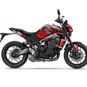 Graphic kit for Yamaha MT-09 MT09 2014-2023 &quot;Wrath&quot; Motorcycle Decals Graphics liserets aufkleber Autocollants Stickers