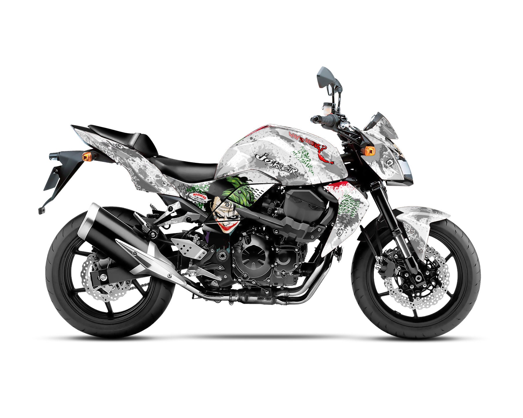 JOKER Graphic Kit for Z750 2007-2012 Motorcycle Decals