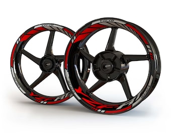 Wheel Stickers for Yamaha R1 YZF-R1 Rim Stickers Decals Tape Stripes Graphics liserets Felgenaufkleber Autocollants de jante velg stickers